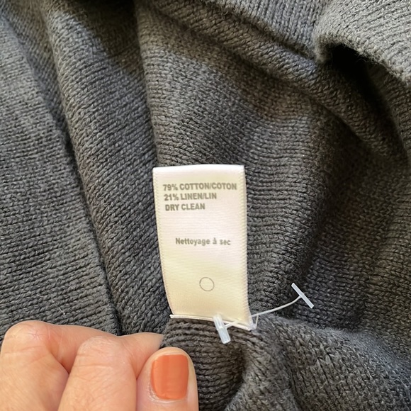 JAMES PERSE Dark Grey V Neck Sweater Women’s Size 0 = XS - Picture 8 of 14